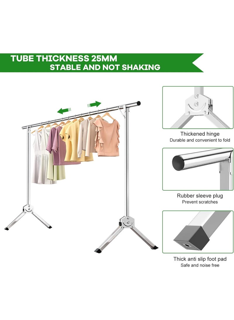 DubaiGallery Portable Clothing Rack for Home, Boutique & Laundry – Sturdy Metal Adjustable Hanger Stand - Image 3