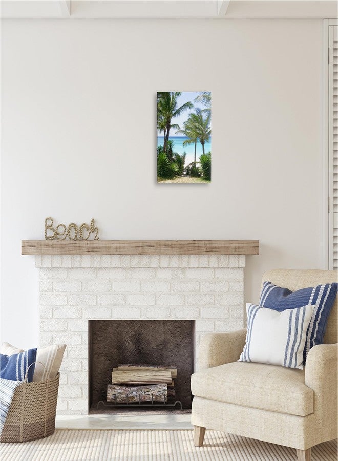 Stupell Industries Palm Trees Near Beach Canvas Wall Art Design by Noah Bay - Image 2