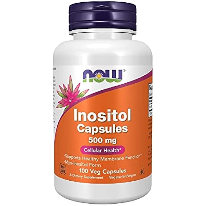 now Foods Inositol 500mg,100 Capsules (Pack of 3) - Image 2
