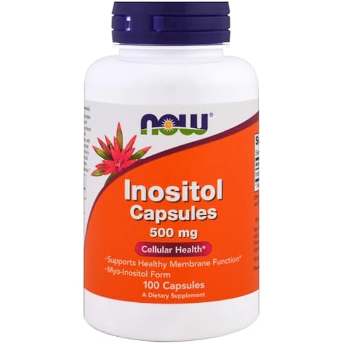 now Foods Inositol 500mg,100 Capsules (Pack of 3) - Image 4