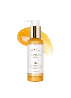 d'alba Piedmont Italian White Truffle Return Oil Cream Cleanser, Vegan Skincare, Easy One Step Cleanser for Sebum & Makeup Removal, Hydrating Cleanser, for Sensitive Skin, Korean Skin Care