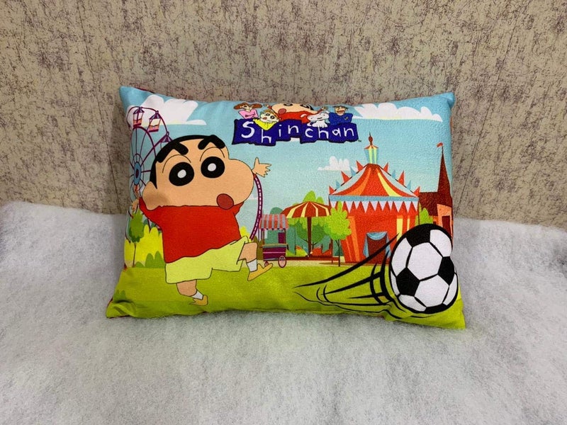dev enterprises velvet fabric 2 digitally shin printed baby pillow size 12x18 inches Multi colorupto 5 year old baby  - Image 2