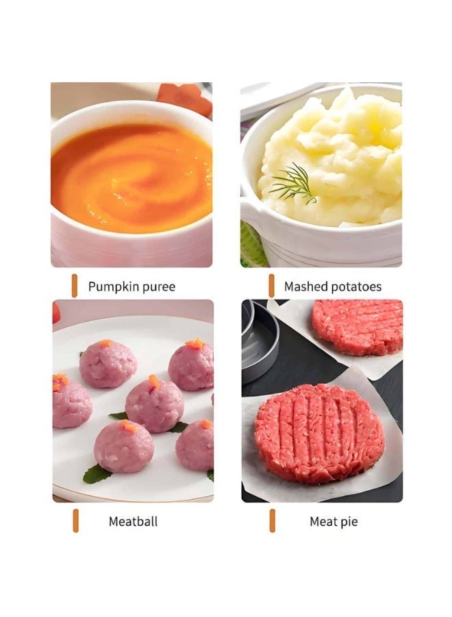 سوكاني خلاط يدوي 5 في 1 بقوة 800 واط، خلاط غمر كهربائي بشفرة من الستانلس ستيل مع مفرمة وخفاقة ومُرغِي الحليب، يأتي مع كوب خلط 600 مل ووعاء مفرمة 500 مل – لون أسود - Image 5