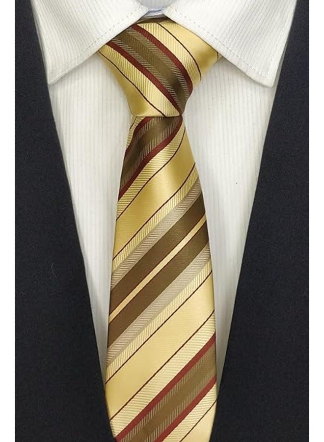 Kingman ربطة عنق رسمية للرجال - ربطة عنق للرجال - رباطات للقمصان والبدلات - أسلوب حديث - Image 2