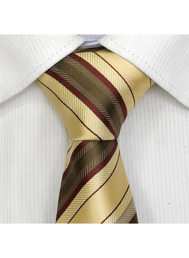 Kingman ربطة عنق رسمية للرجال - ربطة عنق للرجال - رباطات للقمصان والبدلات - أسلوب حديث - Image 3