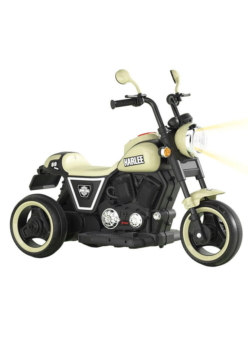 Electric Motorcycle for Kids, 6V Battery Powered with Dual Drive, Children's Electric Car with LED Lights and Music, with Headlight for Kids 3+ Years Boys and Girls - pzsku/Z79EE54B07386B8A526EDZ/45/_/1738746907/fdf648a9-e545-4c5b-be17-c9577a42c87b