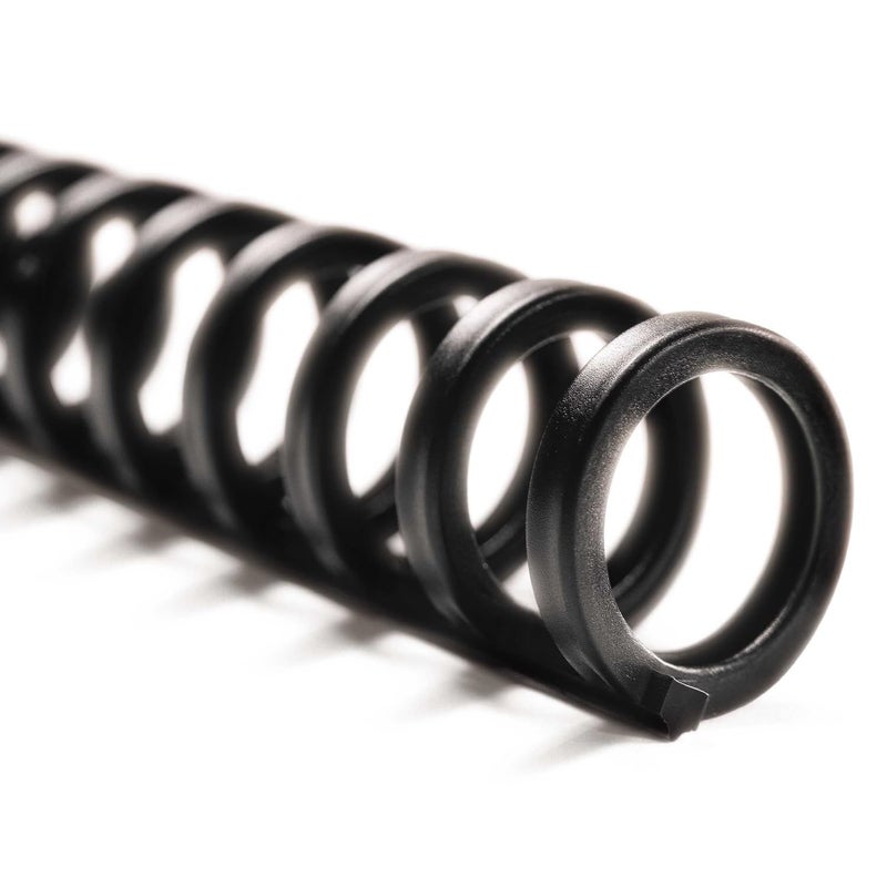 GBC Binding Spines Spirals Coils 58 Diameter 110 Sheet Capacity ProClick Black 100 Pack 2514517