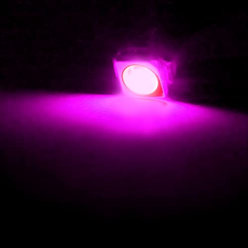 cciyu 20pcs T5 Wedge 5050 1SMD Pink LED Dash Instrument Panel Light 74 86 37 70 2721 Replacement fit for Dashboard instrument Panel Light Bulbs LED Lamps - Image 2