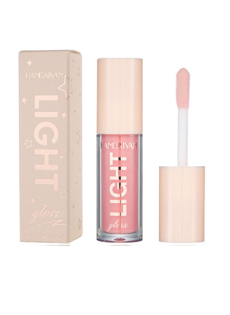 Handaiyan Lip Gloss Jelly Hydrating Moisturizing Long Lasting High Glossy Light Stain Super Shiny Balm Oil Tinted Treatment Lips Glow Glass Shine Makeup Color Bright Lifter Lip Care For Women Girls  - Image 2