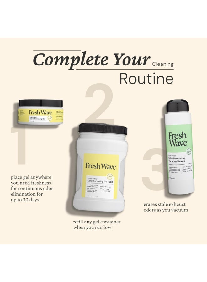 Fresh Wave Plant Based Lemon Odor Eliminating & Deodorizing Gel 198G - Image 5