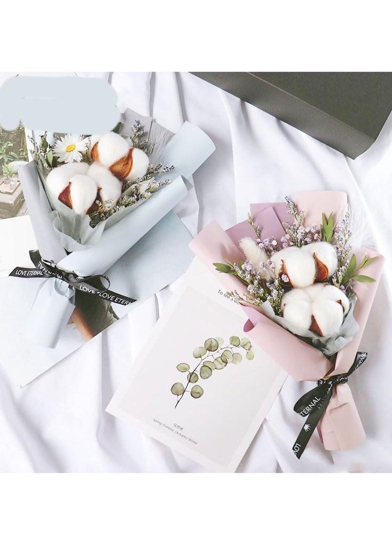 SYOSI 10-Pack Natural Dried Cotton Stems - Rustic Cotton Decor for Vase Fillers, Home and Wedding Decorations - Image 4