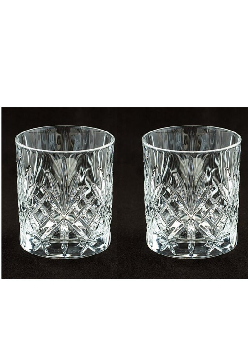 فيتاشيلي النظارات، النظارات القديمة، أكواب الشرب الزجاجية الكريستالية، أكواب المياه، أكواب الكوكتيل، مجموعة من 2 - Image 1