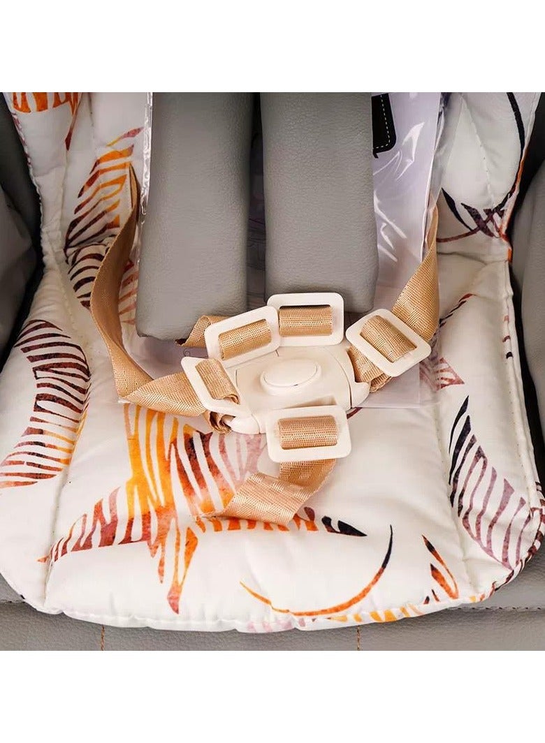 كيديليو كرسي مرتفع للأطفال الصغار والرضع، كرسي مرتفع للأطفال 8 في 1 مع مسند ظهر قابل للتعديل ووسادة مقعد قابلة للفصل وصينية مزدوجة قابلة للإزالة، مقعد معزز محمول للأطفال مع عجلات (أسود) - Image 2