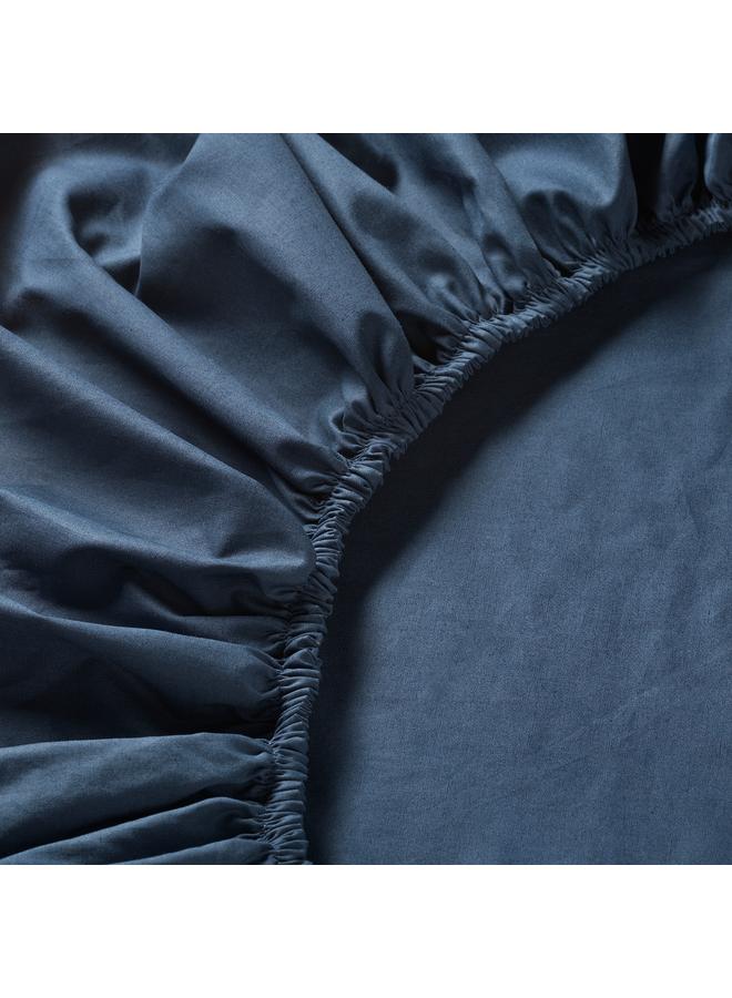 Green Tiger Fitted sheet, dark blue, 180x200 cm - Image 5