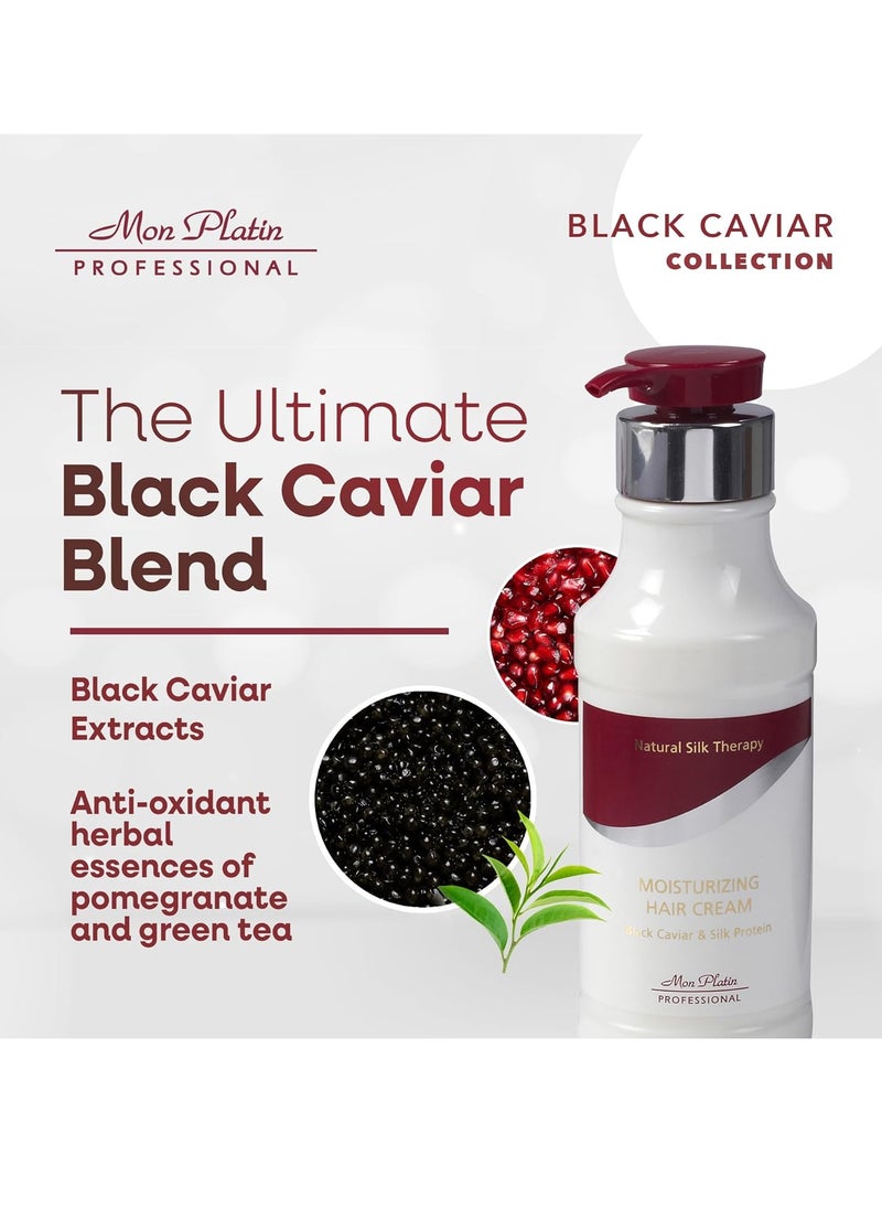 Mon Platin Professional Mon Platin Black Caviar Hair Cream & HYLoren Dream Blow Dry Hair Spray Bundle - Nourishing Styling Cream for Smooth & Shiny Hair, Heat Protection, Frizz Control, 400ml & 250ml  - Image 3
