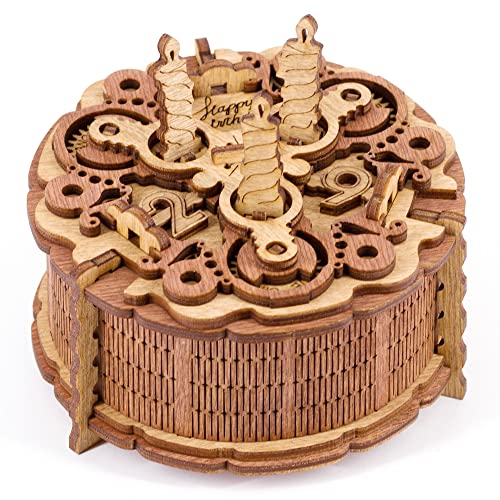 iDventure Birthday Cake Puzzle Box – 3D Gift Box for Adults – Money Holder Puzzle Game – Escape Room Brain Teaser for Men & Women - Image 1