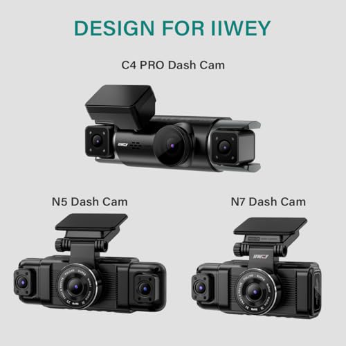 iiwey Dash Cam Hard Wire Kit for IIWEY N5/N6/N5 PRO/N7/C3 PRO/C4 PRO/Q7 Model, 4 Meter Dashboard Camera Car Charger Cable Kit, 12V- 24V to 5V,3A Power Adapter with LP/Mini/ATO/Micro2 Fuse for Dash Cam - Image 2