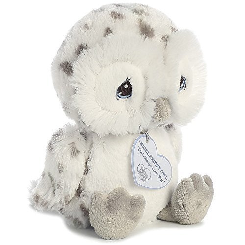Aurora® Inspirational Precious Moments™ Nigel Snowy Owl Stuffed Animal - Cherished Memories - Enduring Comfort - White 8.5 Inches - Image 2