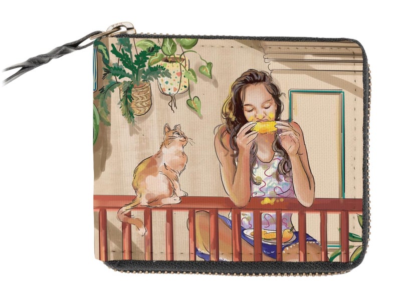 Kalankit Small Wallet for Woman | Mini Bi-Fold Purse for Women, Stylish Card Holder, Compact Pocket, Cute Money Purse for Girls | Ladies Zip Wallet for Women | Gift for Teenage Girls - Image 1