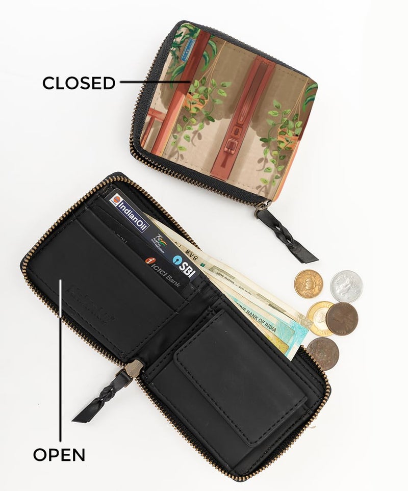 Kalankit Small Wallet for Woman | Mini Bi-Fold Purse for Women, Stylish Card Holder, Compact Pocket, Cute Money Purse for Girls | Ladies Zip Wallet for Women | Gift for Teenage Girls - Image 3