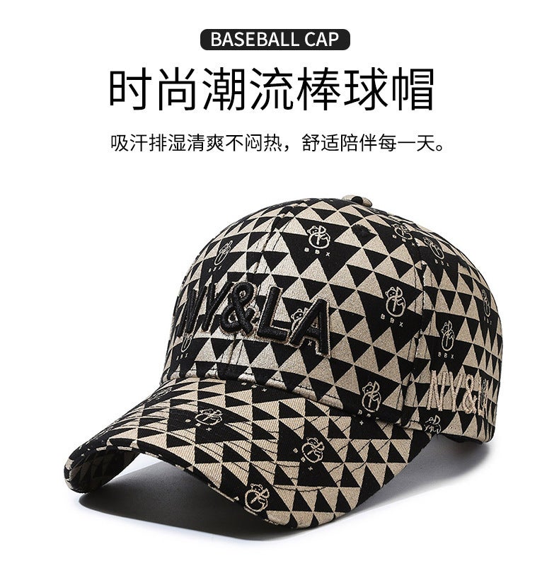 Bear Cap Unisex NY&LA Sun Protection Breathable Baseball Hat Cotton - Image 2