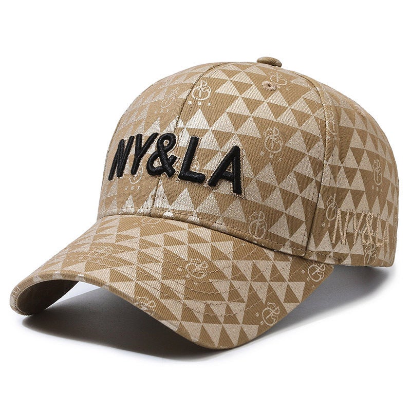Bear Cap Unisex NY&LA Sun Protection Breathable Baseball Hat Cotton - Image 1