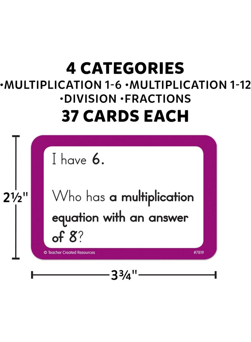 Teacher Created Resources I Have... Who Has...? Math Games Grades 3-4 (7819) - Image 2