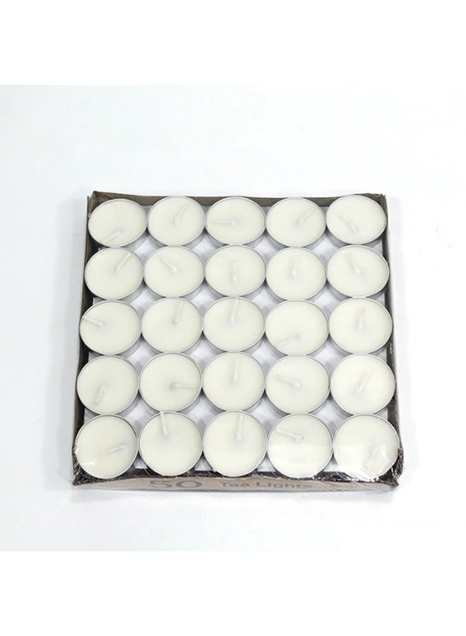 100-Piece Tealight Candles White