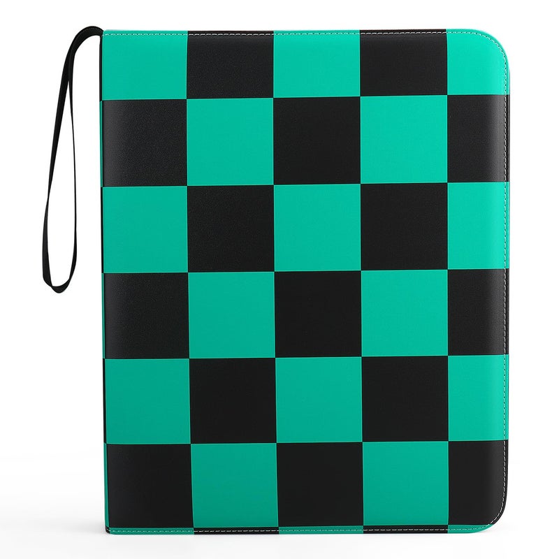 VEELAM Anime Green 9 Pocket Trading Card Binders for 900 Cards - Image 1