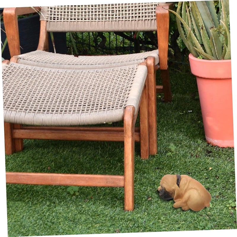 Puppy Garden Key Hider Realistic Simulated Dog Appearance Key Holder for Outdoor Use Your Garden Safe and Design - Image 3