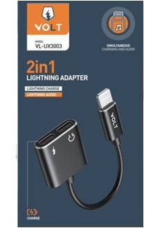 2 in 1 Lightning Adapter Charger and Audio VL-UX3003