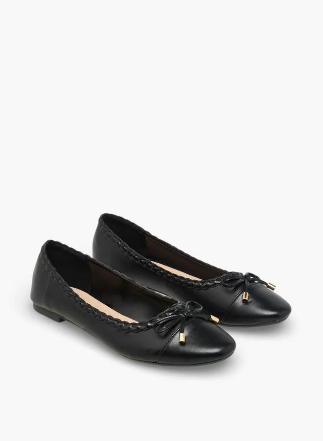 فلورا بيلا من شو إكسبرس Flora Bella Women Braided Trim Ballerina Shoes