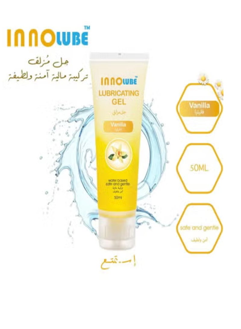 InnoLube Lubricating Gel Vanilla Water Based Safe And Gentle 50 ml - Image 3
