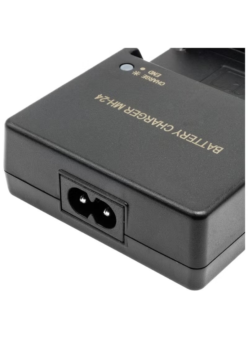شاحن بطارية الكاميرا MH-24 متوافق مع كاميرات نيكون D3100، D5100، D5200، D5500، D5600، D3400، D3300، D3200، P7000، P7100، لبطارية EN-EL14 - Image 5