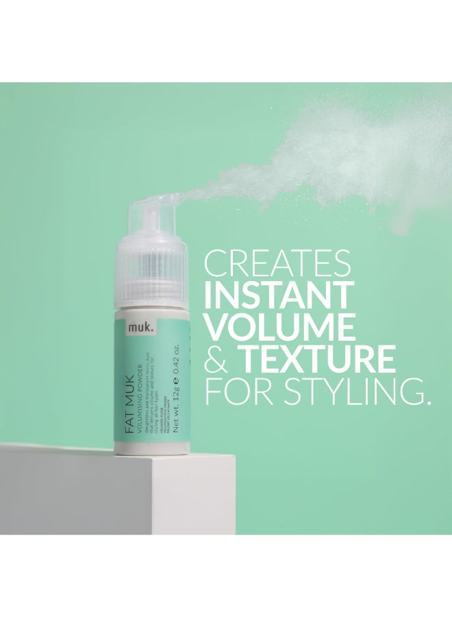 MUK. MUK FAT Volumizing Hair Powder Weightless Translucent Root Lifting Styling Product for All Hair Types Adds Volume Texture 20g - Image 4