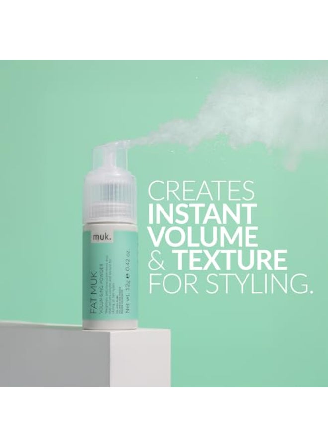 MUK. MUK FAT Volumizing Hair Powder Weightless Translucent Root Lifting Styling Product for All Hair Types Adds Volume Texture 20g - Image 3