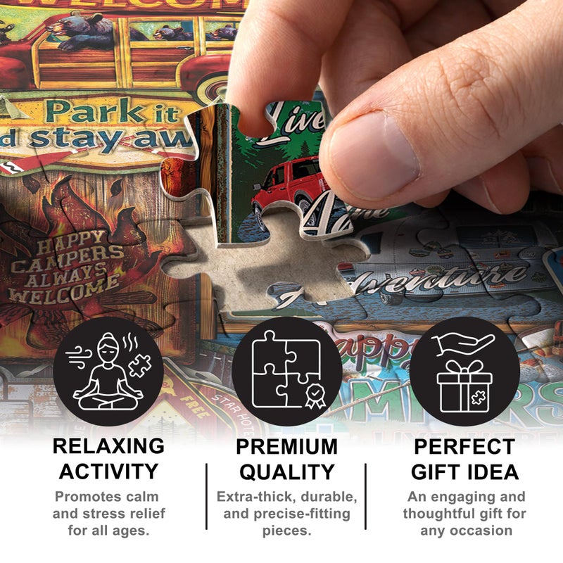 MasterPieces - 550 Piece Jigsaw Puzzle, The Lake, Fun for Adults, Family, Kids, 18" x 24" - Image 3
