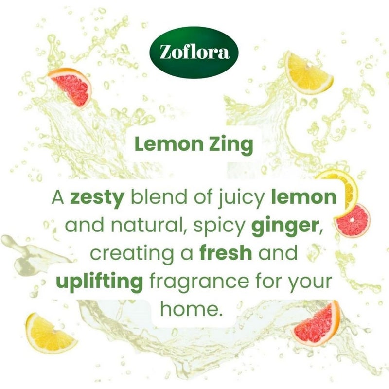 Zoflora Multi Purpose Disinfectant Cleaner Lemon Zing Spray 800ml Antibacterial Surface Cleaner Kills 99.9% Germs Grease Remover Kitchen Bathroom - Image 5