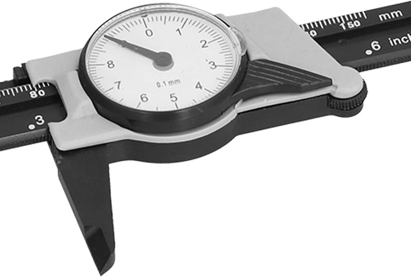 Dial Vernier Caliper ABS 0 150mm Portable Metric Measuring Tool With Dial For Laboratory Home School Office DIY Black Grey - Image 5
