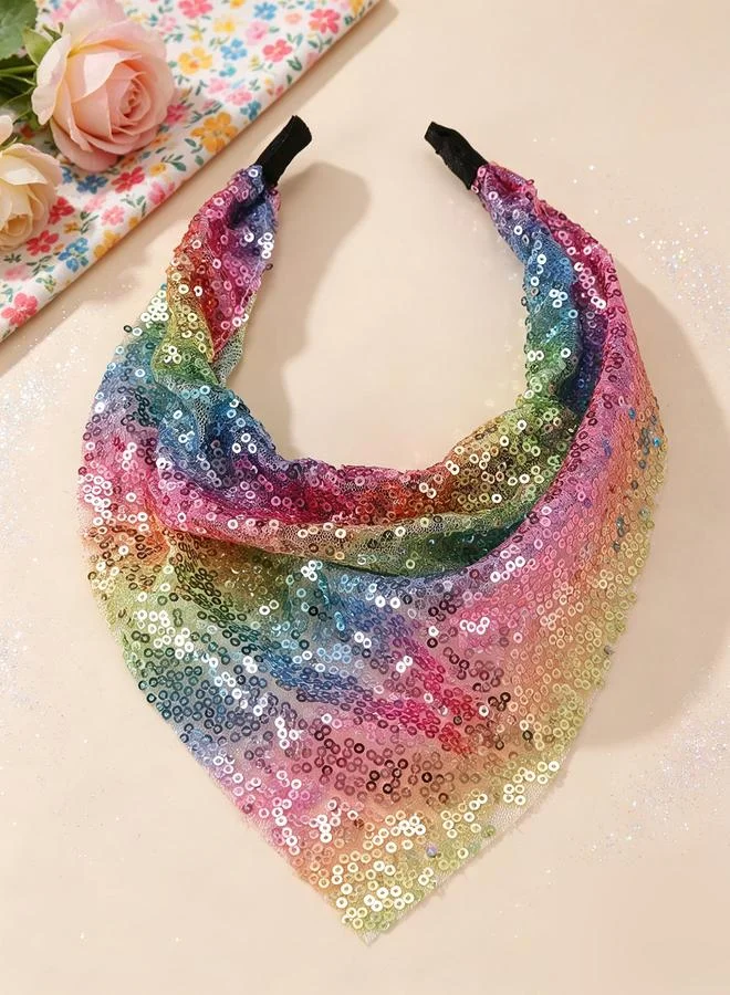 Take Two  Sequin Triangle Headband for Women | Best Price UAE