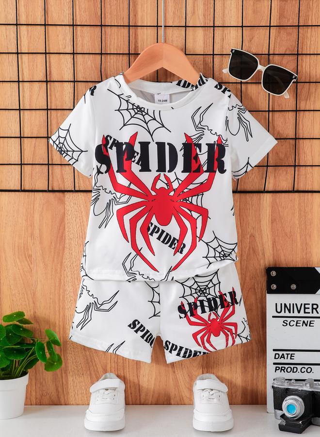 Take Two Boys Graphic Print T-Shirt and Shorts Set - Image 1