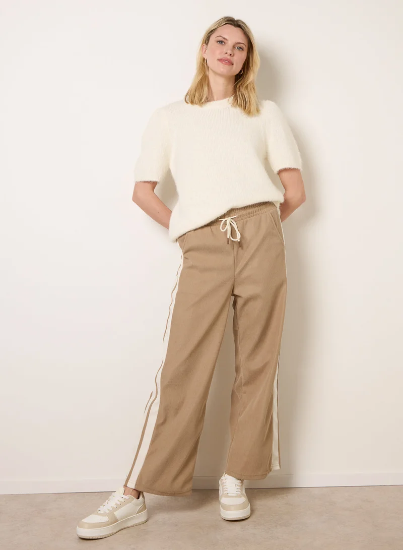 بلو فانيلا Corduroy Side Stripes Trousers