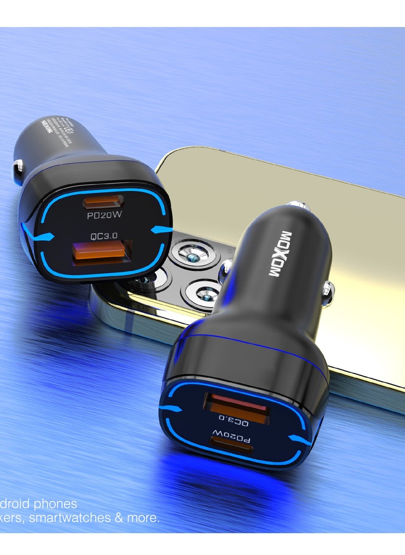 MOXOM VC14 PD Fast Charging Car Charger  - Image 1