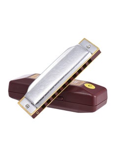 1072-C Folkmaster Standard 10-Hole Diatonic Harmonica Key of C 20 Tone for Beginner Student