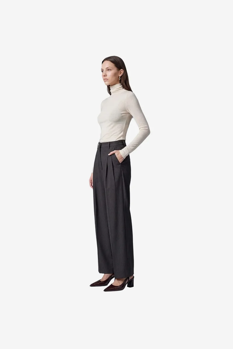 Dilvin Charcoal Grey DILVIN Women's Pants for Women | Best Price UAE