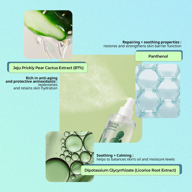 YADAH Cactus Toner (7.1fl oz) - Cruetly Free Prickly Pear. Hypoallergenic Moisturizing Skin Care. - Image 4