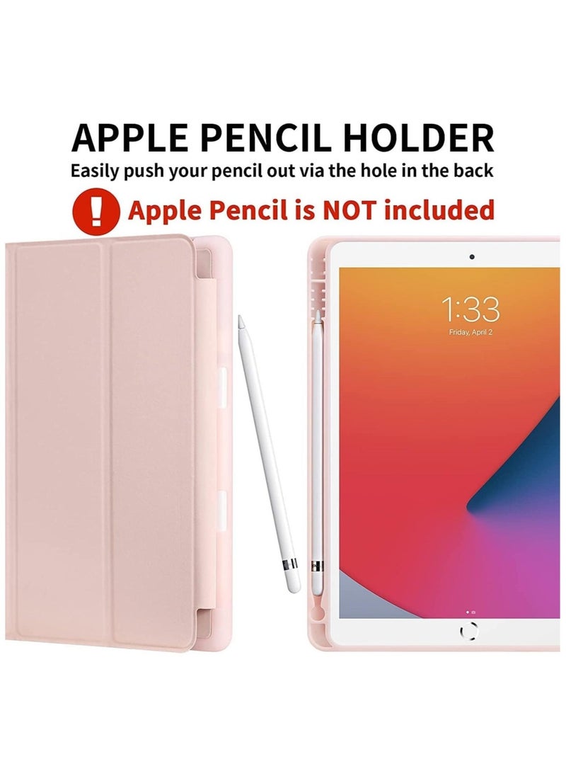 vesus iPad 9th/8th/7th Generation case (2021/2020/2019) iPad 10.2-Inch Case with Pencil Holder [Sleep/Wake] Slim Soft TPU Back Smart Magnetic Stand Protective Cover Cases - Image 3