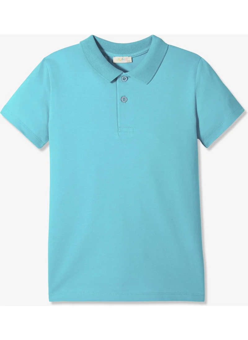 JUNE Kids Polo Neck Tshirt