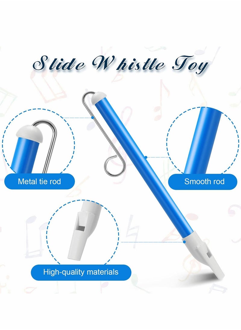 null - 3 PCS Slide Whistle, Slide Whistle Musical Instrument Toy, Children's Speech and Oral Muscle Training  for Parent-Child Games, Educational Party Favors 10.5 Inch (Blue Purple Yellow) - Image 1