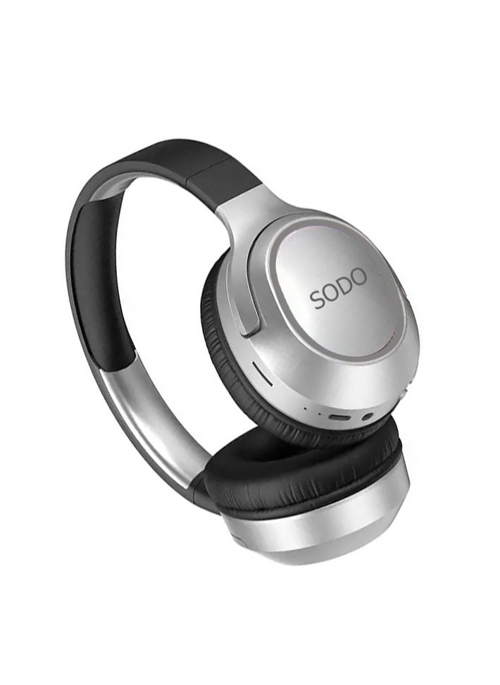 Generic SODO – SD1105–Headphone - Hi-Fi AUDIO – Bluetooth – TF Card-Folding design -Black  - Image 2